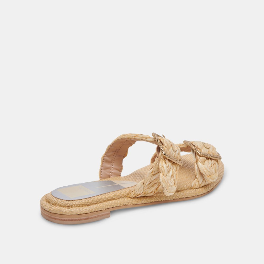 Dolce Vita Alaina Sandals Lt Natural Raffia