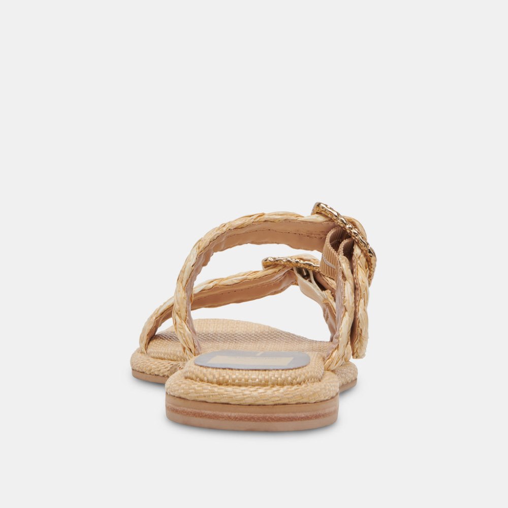 Dolce Vita Alaina Sandals Lt Natural Raffia