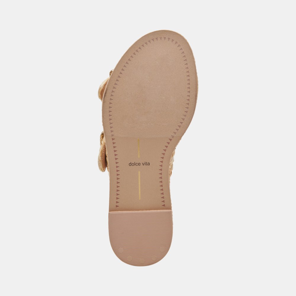 Dolce Vita Alaina Sandals Lt Natural Raffia