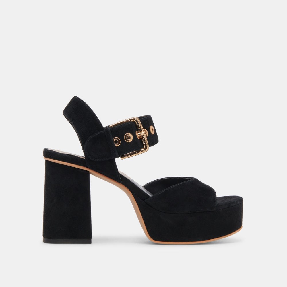 Dolce Vita Bobby Heels Onyx Suede