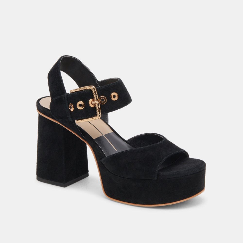Dolce Vita Bobby Heels Onyx Suede