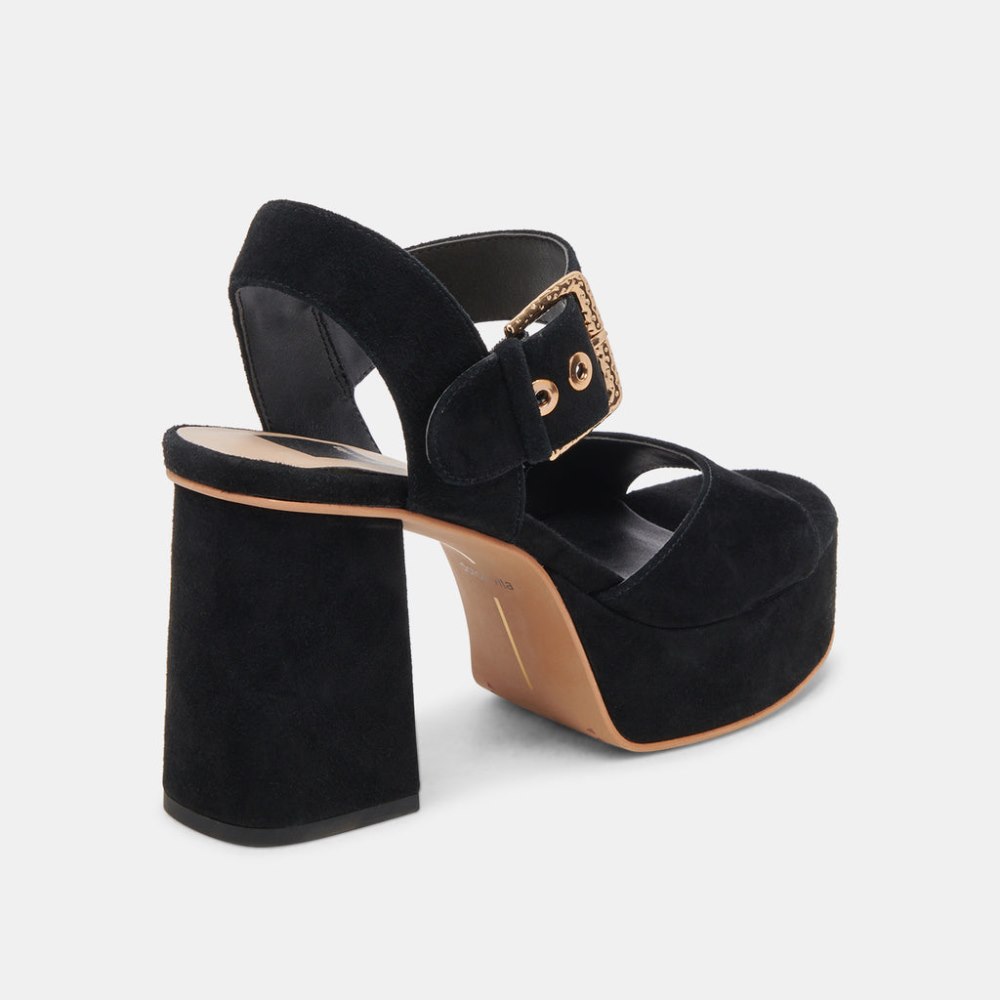 Dolce Vita Bobby Heels Onyx Suede