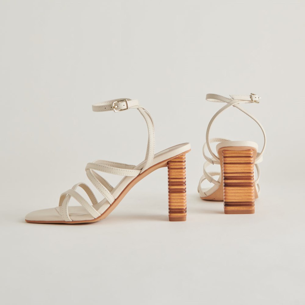 Dolce Vita Jenko Heels Ivory Leather