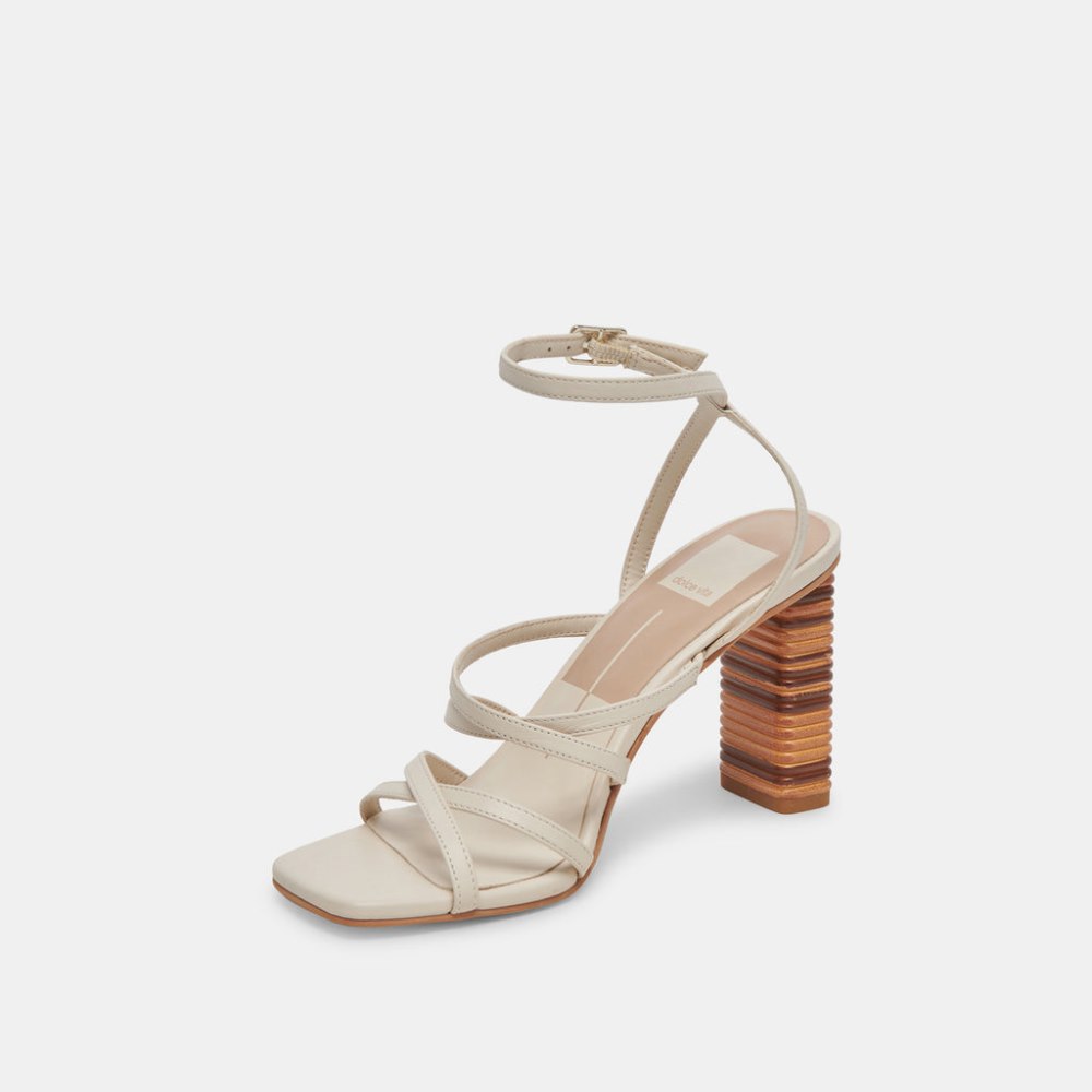Dolce Vita Jenko Heels Ivory Leather