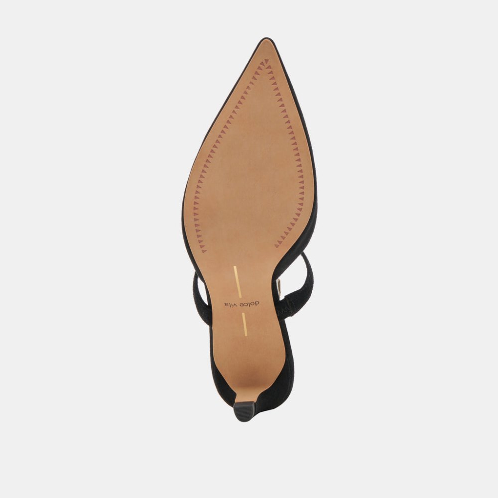 Dolce Vita Kanika Mid Heels Onyx Suede