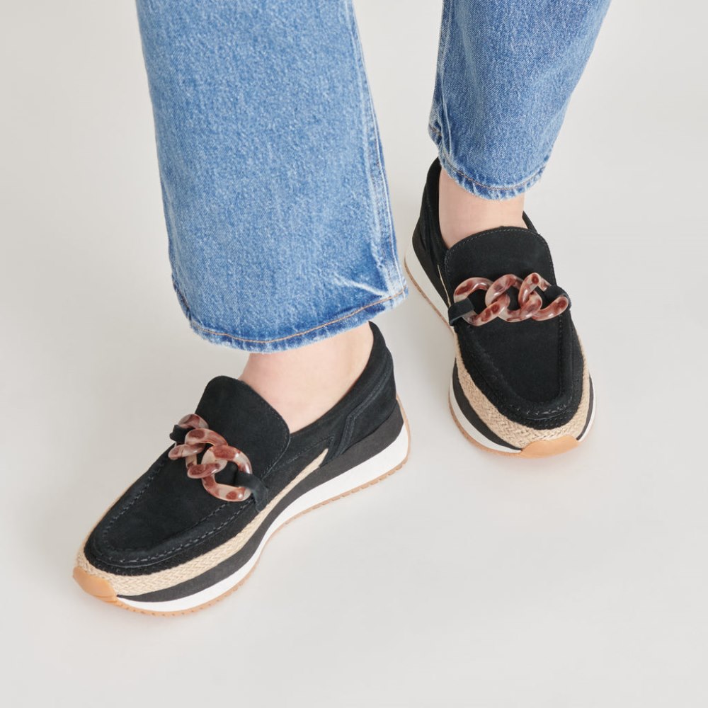 Dolce Vita Jadah Sneakers Onyx Suede