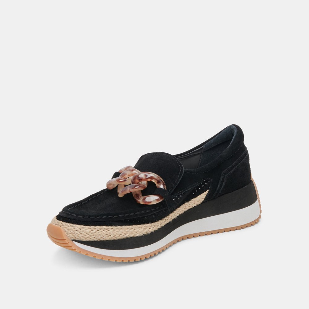 Dolce Vita Jadah Sneakers Onyx Suede