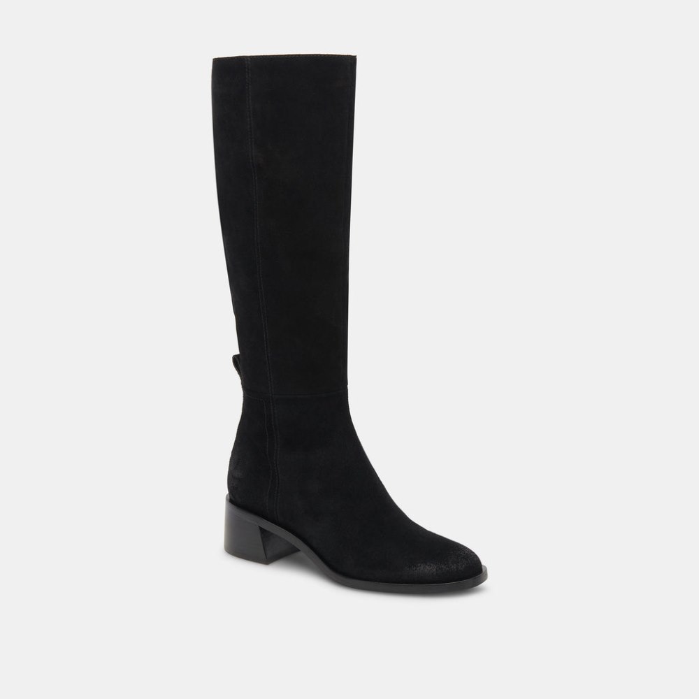 Dolce Vita Lizah Boots Onyx Suede