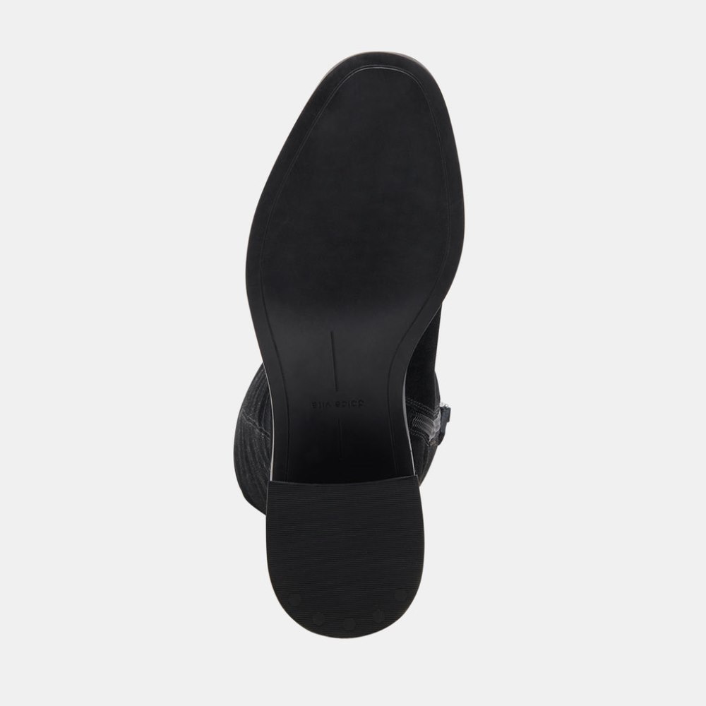 Dolce Vita Lizah Boots Onyx Suede