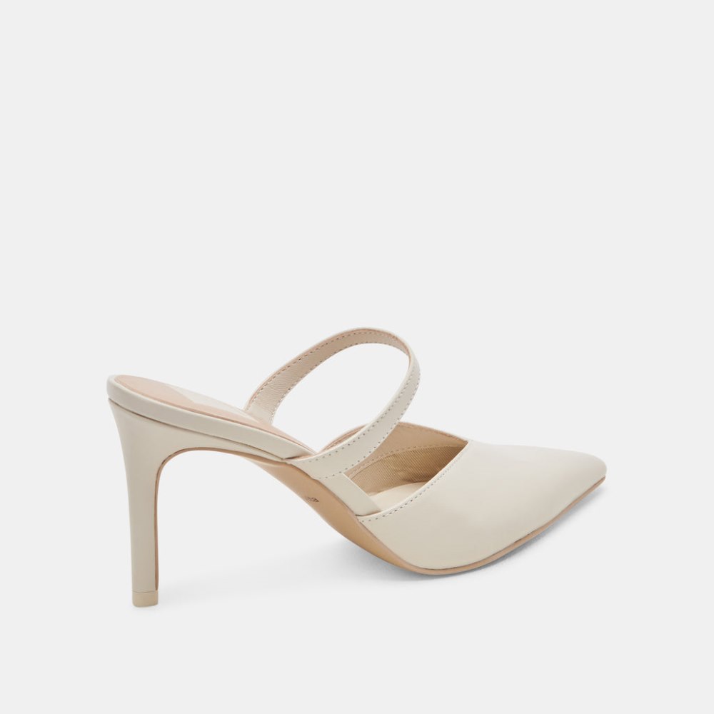 Dolce Vita Kanika Heels White Crinkle Patent