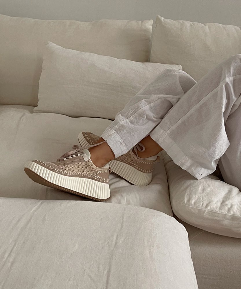 Dolce Vita Dolen Sneakers Lt Blush Knit