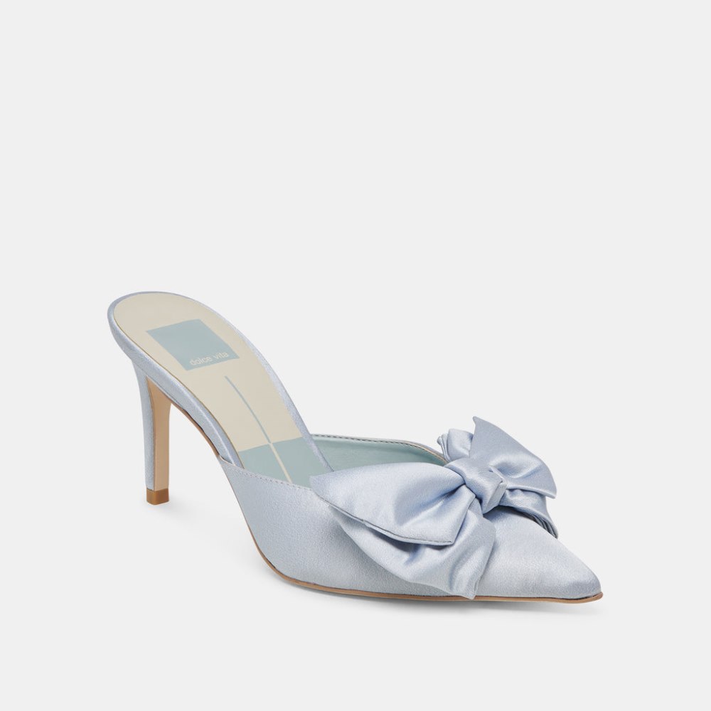 Dolce Vita Kayli Heels Light Blue Satin