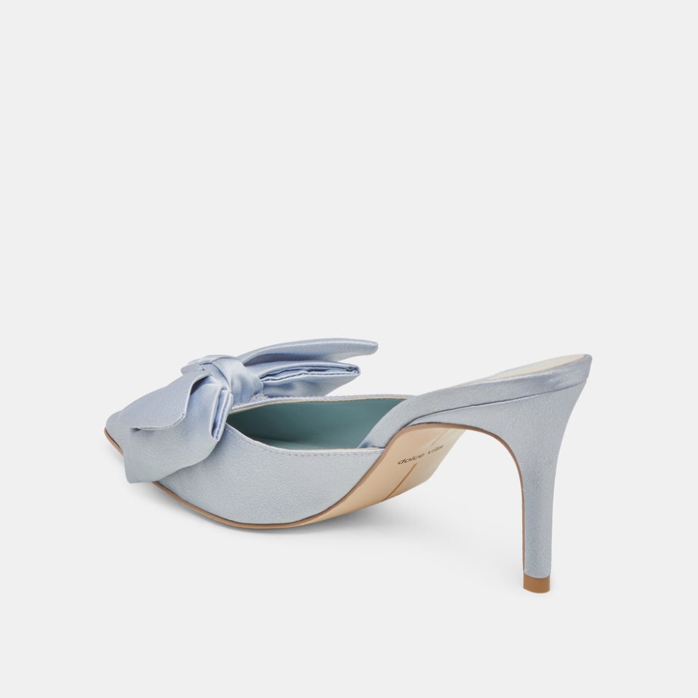 Dolce Vita Kayli Heels Light Blue Satin