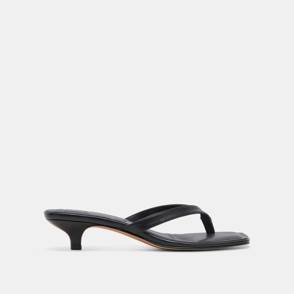Dolce Vita Tasiah Sandals Black Leather
