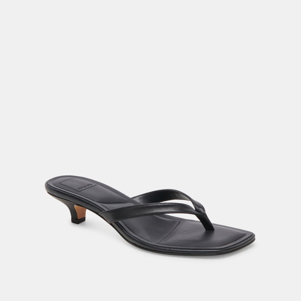 Dolce Vita Tasiah Sandals Black Leather