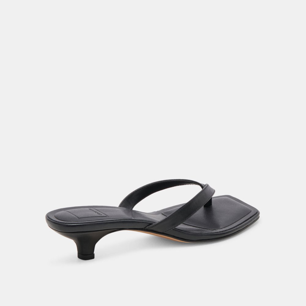 Dolce Vita Tasiah Sandals Black Leather