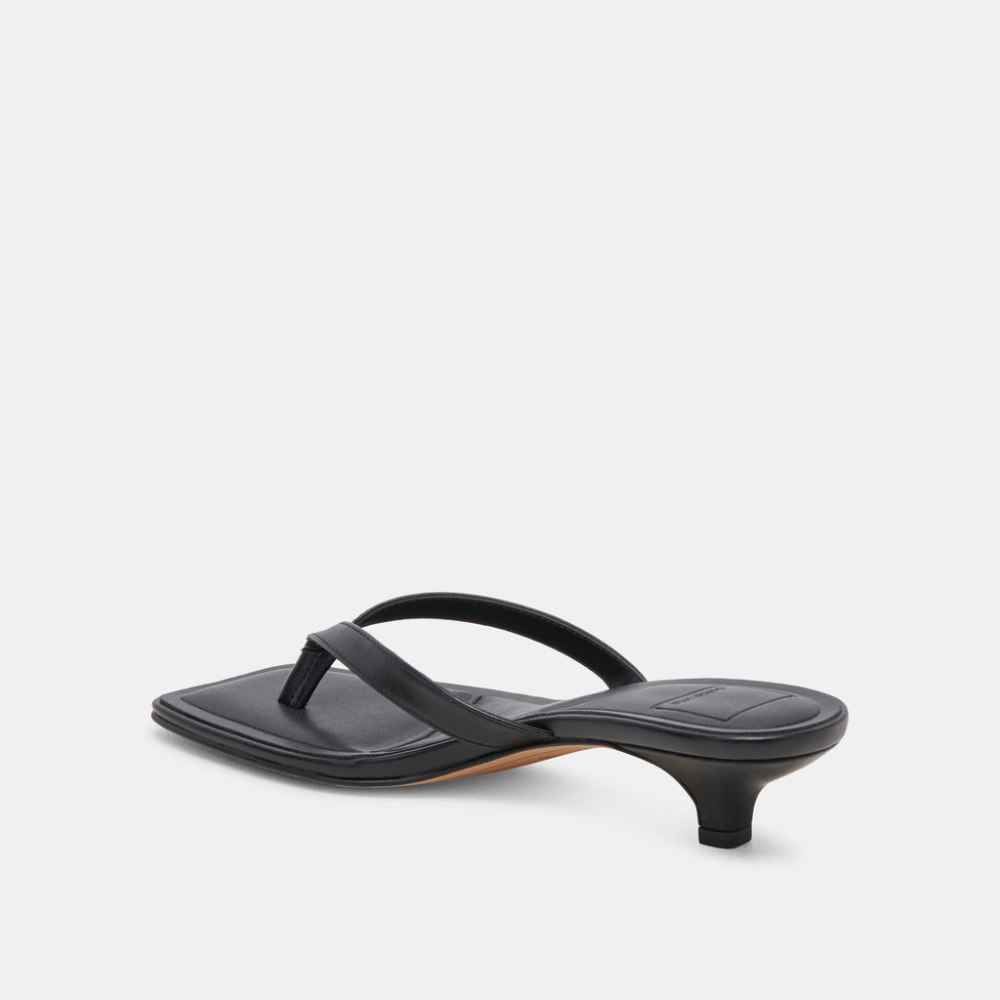 Dolce Vita Tasiah Sandals Black Leather