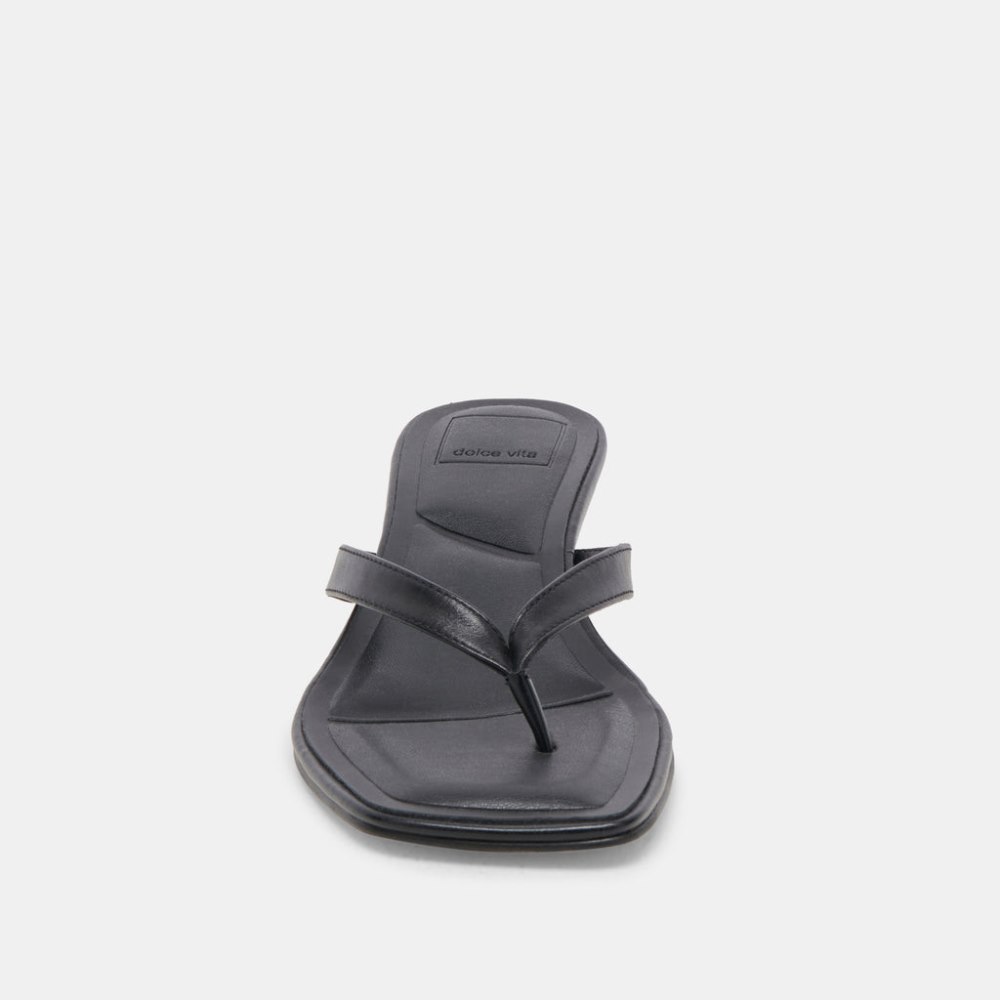 Dolce Vita Tasiah Sandals Black Leather