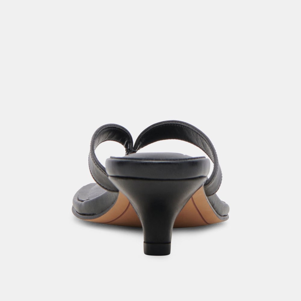 Dolce Vita Tasiah Sandals Black Leather