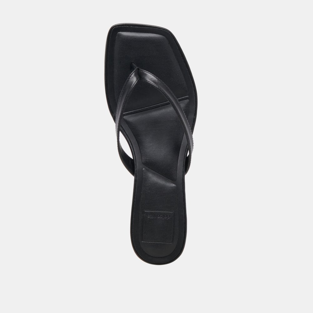 Dolce Vita Tasiah Sandals Black Leather