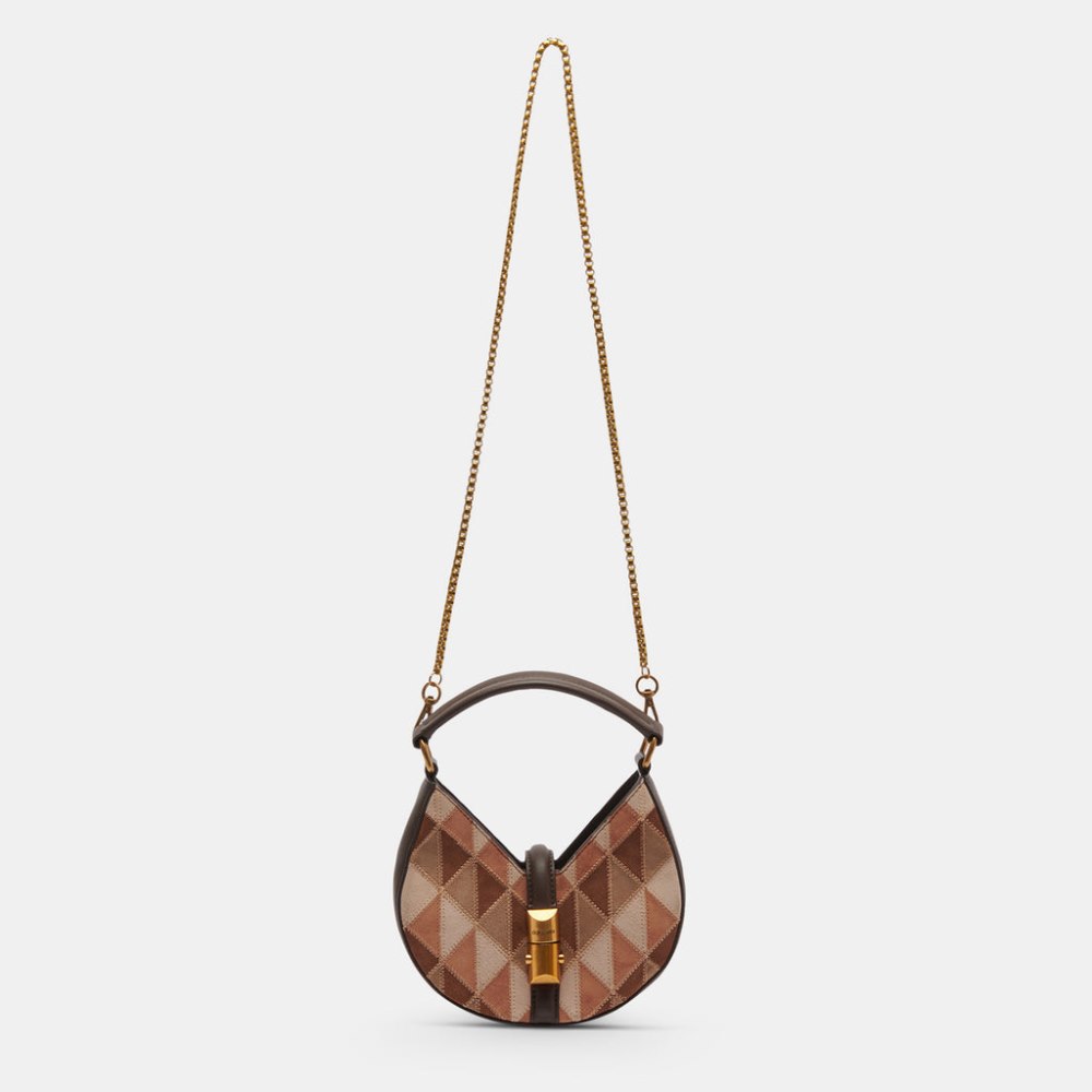 Dolce Vita Cami Crossbody Hickory Patchwork
