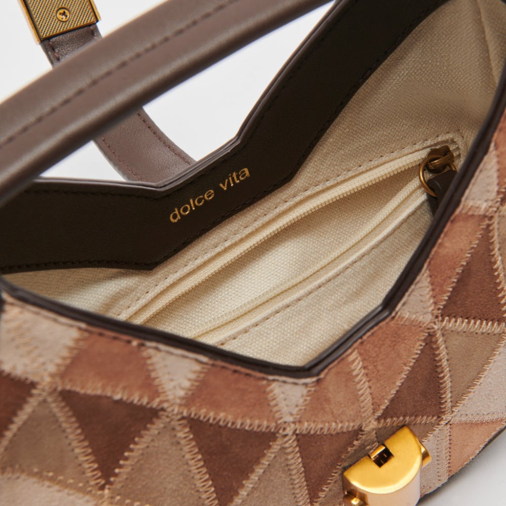 Dolce Vita Cami Crossbody Hickory Patchwork