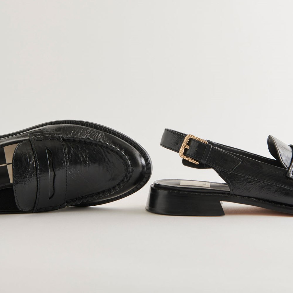 Dolce Vita Hardi Loafers Midnight Crinkle Patent