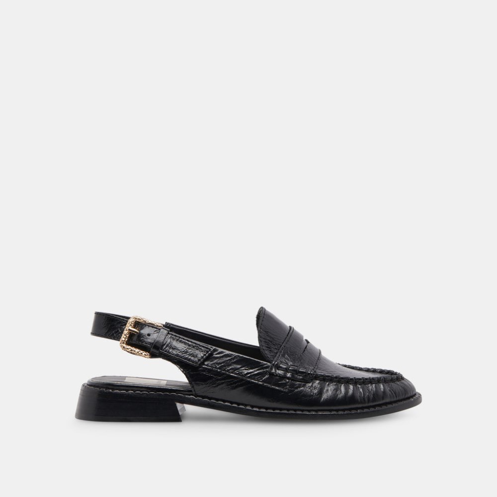 Dolce Vita Hardi Loafers Midnight Crinkle Patent