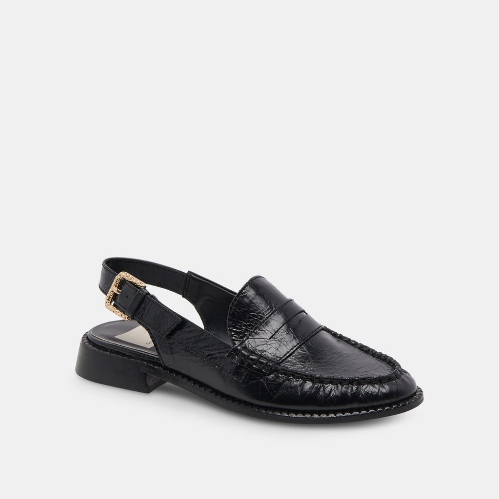 Dolce Vita Hardi Loafers Midnight Crinkle Patent