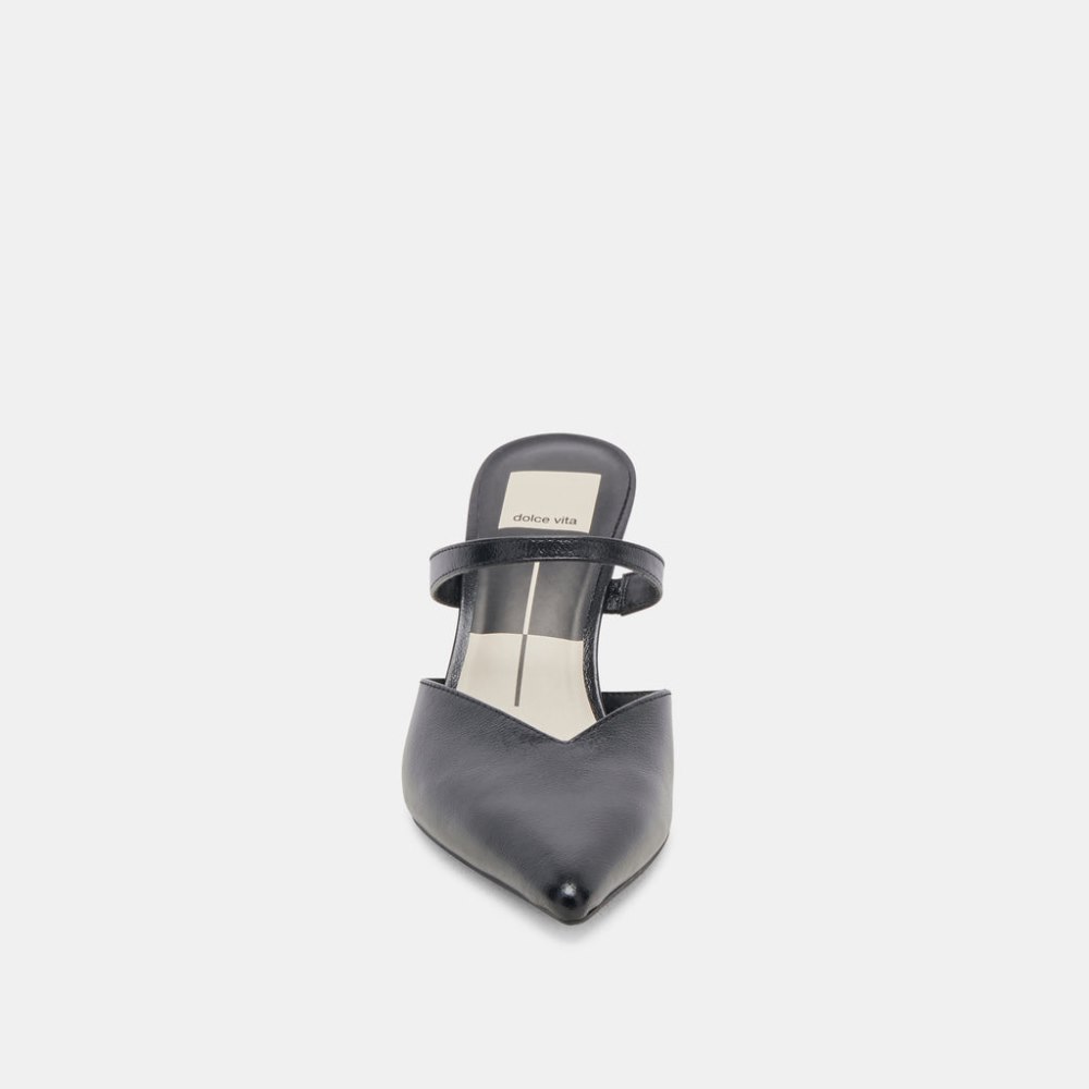 Dolce Vita Kanika Heels Midnight Crinkle Patent