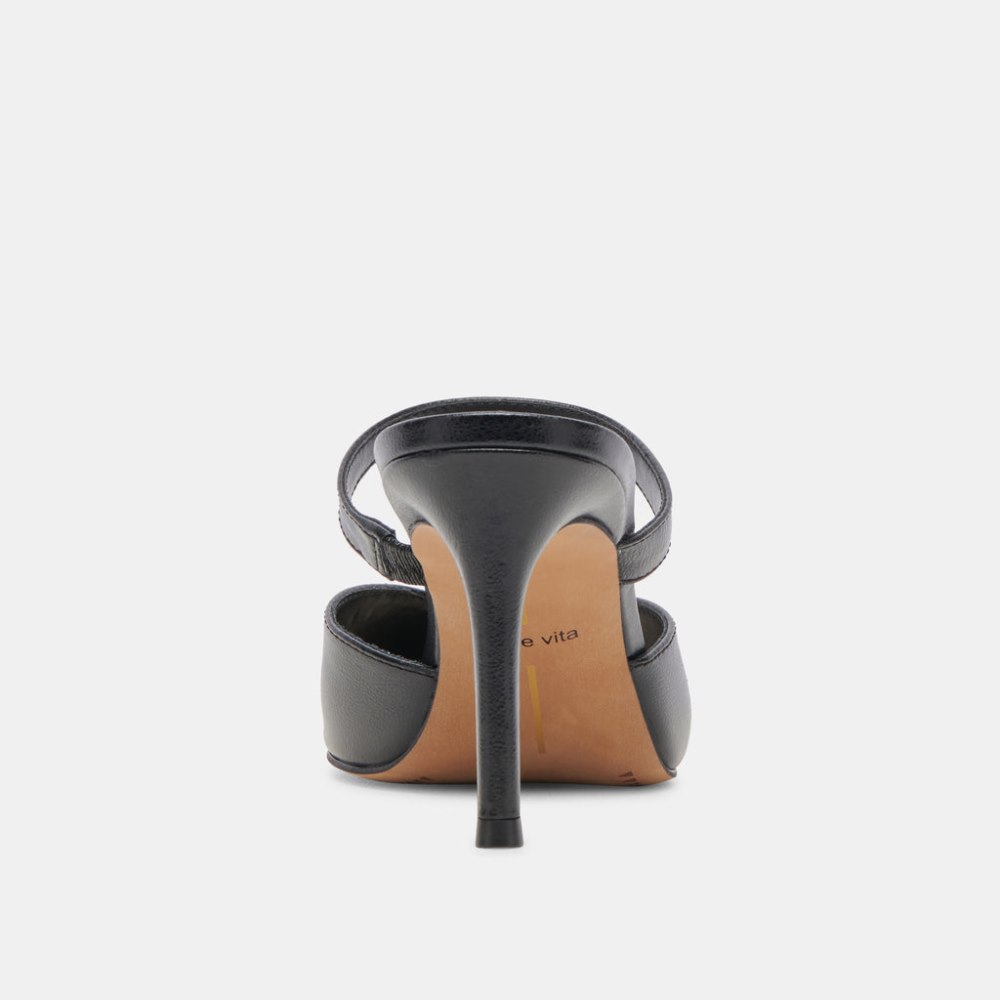 Dolce Vita Kanika Heels Midnight Crinkle Patent