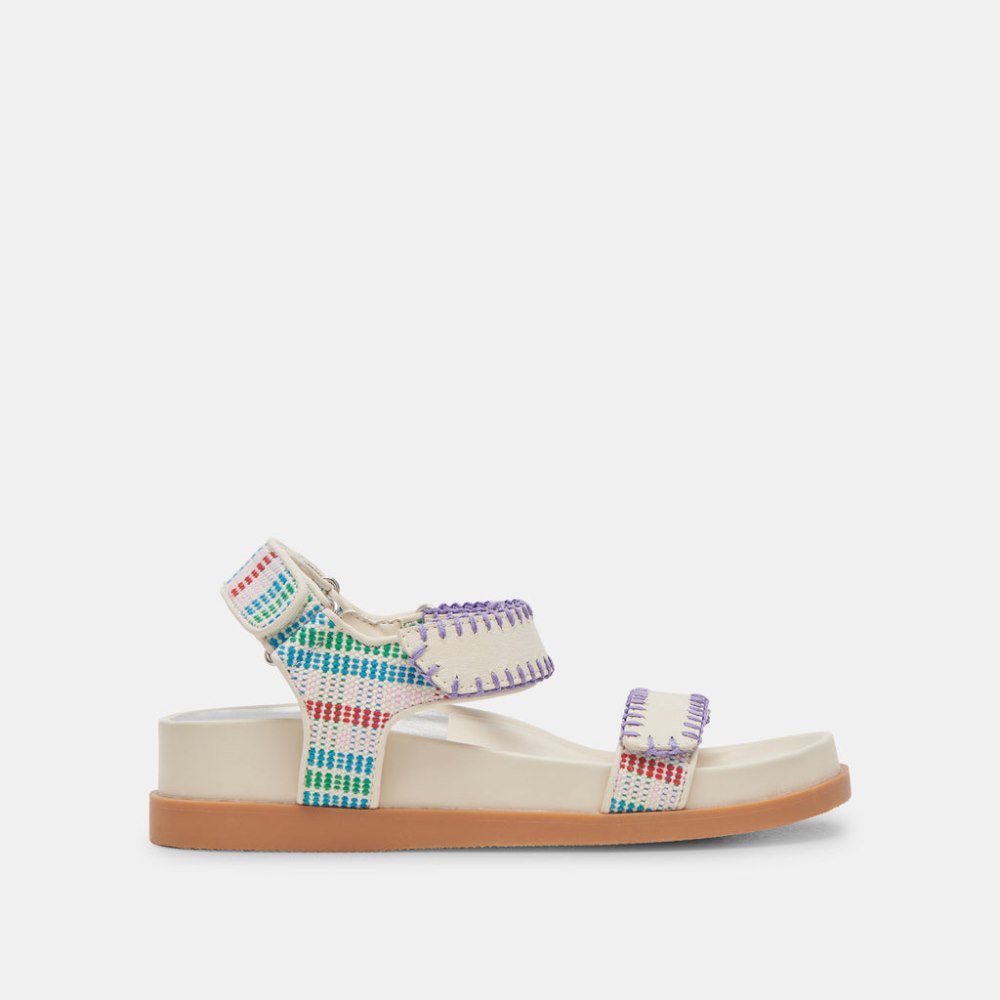 Dolce Vita Senora Sandals Ivory Multi Nubuck