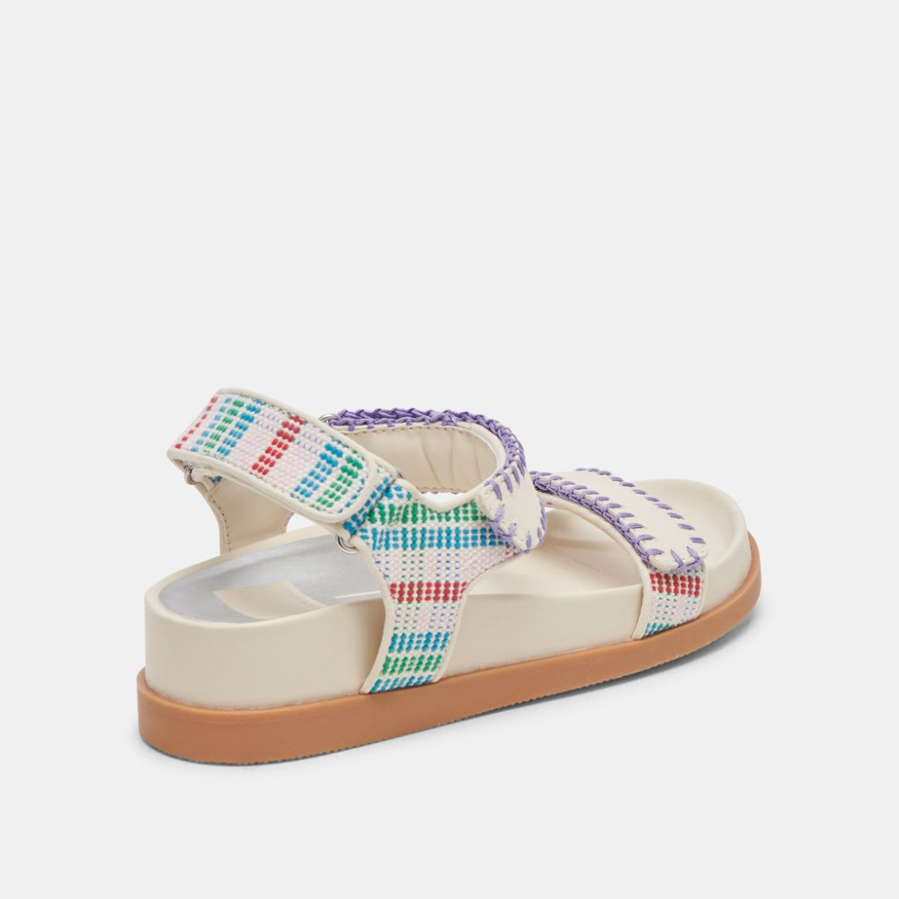 Dolce Vita Senora Sandals Ivory Multi Nubuck