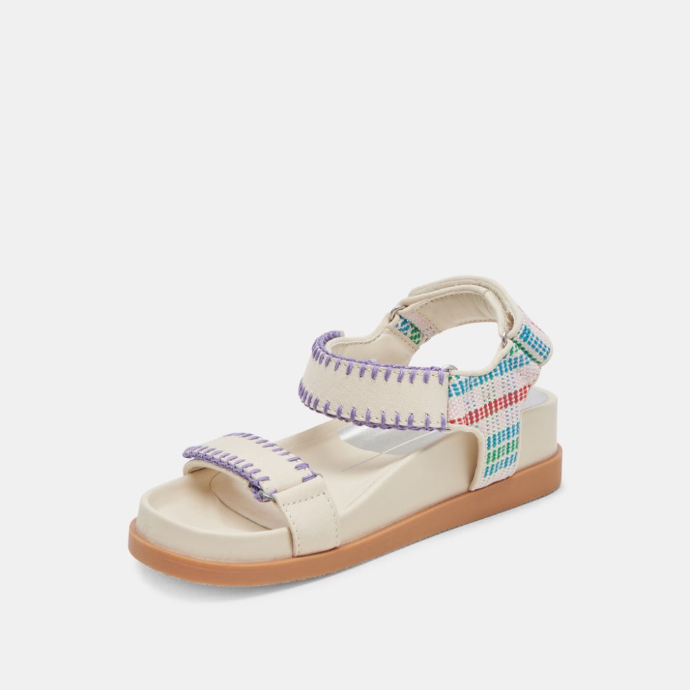 Dolce Vita Senora Sandals Ivory Multi Nubuck