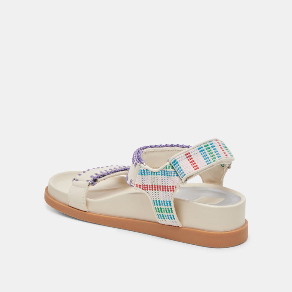 Dolce Vita Senora Sandals Ivory Multi Nubuck