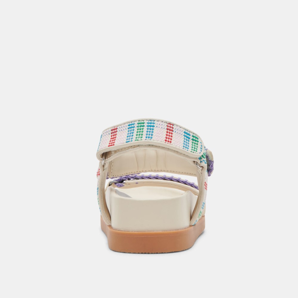 Dolce Vita Senora Sandals Ivory Multi Nubuck
