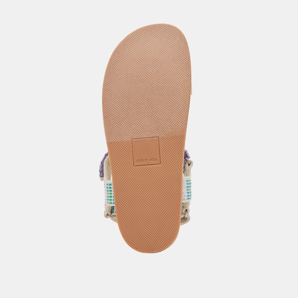 Dolce Vita Senora Sandals Ivory Multi Nubuck