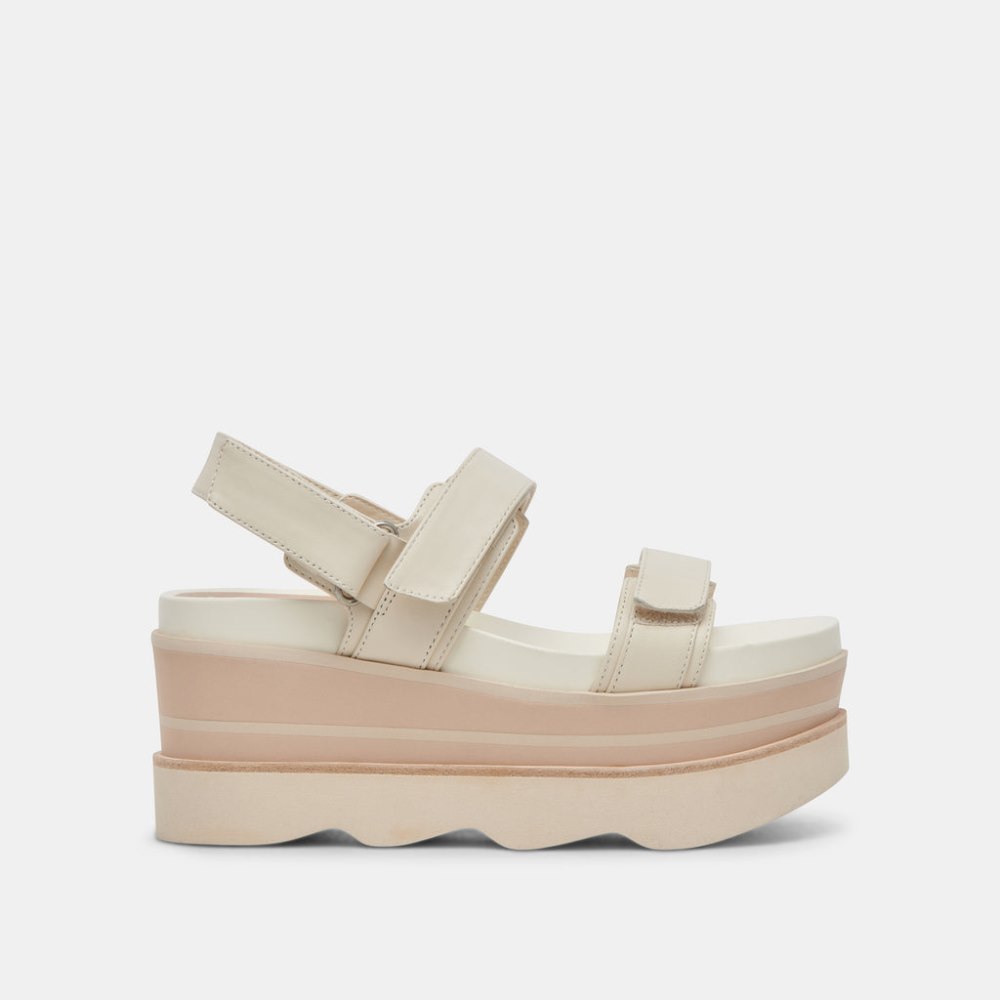 Dolce Vita Izak Sandals Ivory Leather