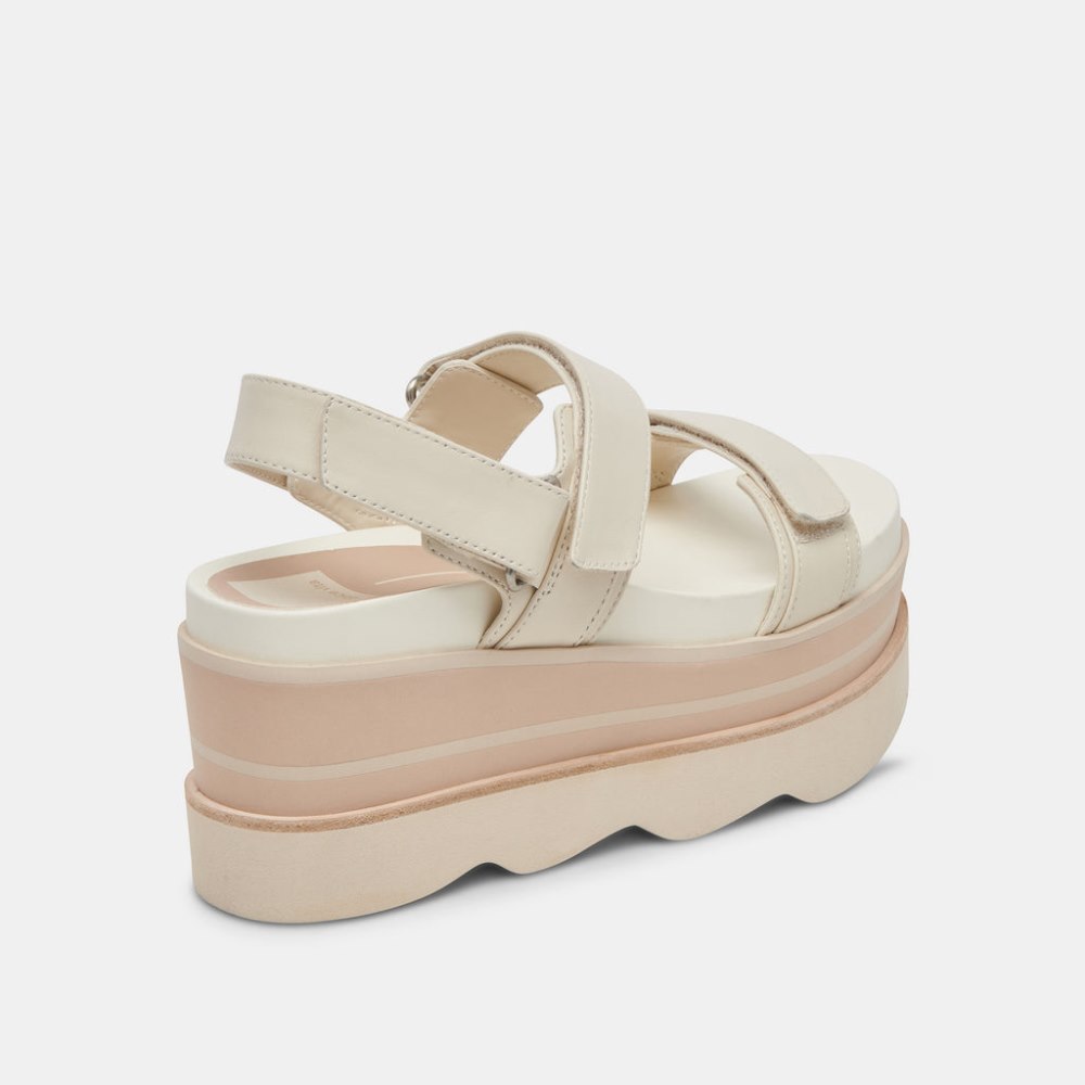 Dolce Vita Izak Sandals Ivory Leather