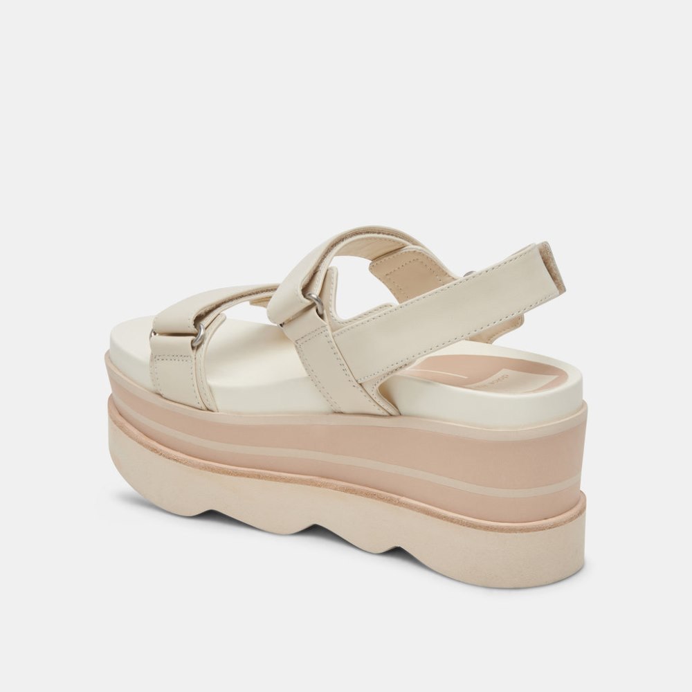 Dolce Vita Izak Sandals Ivory Leather
