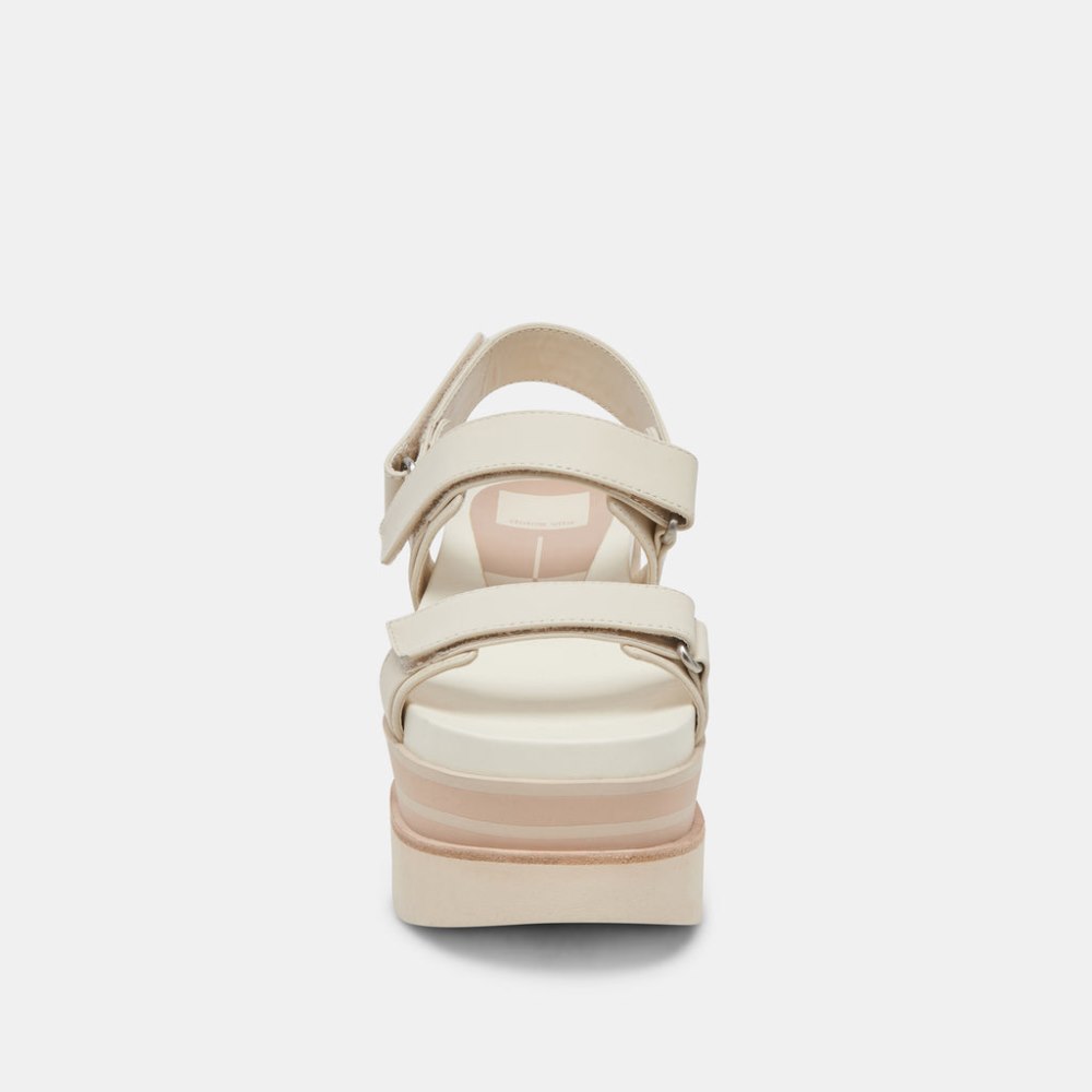 Dolce Vita Izak Sandals Ivory Leather