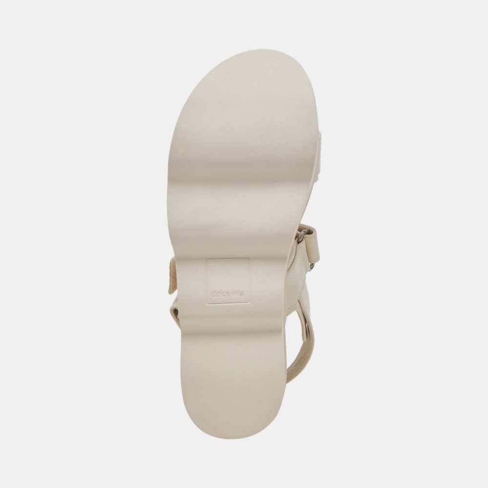Dolce Vita Izak Sandals Ivory Leather