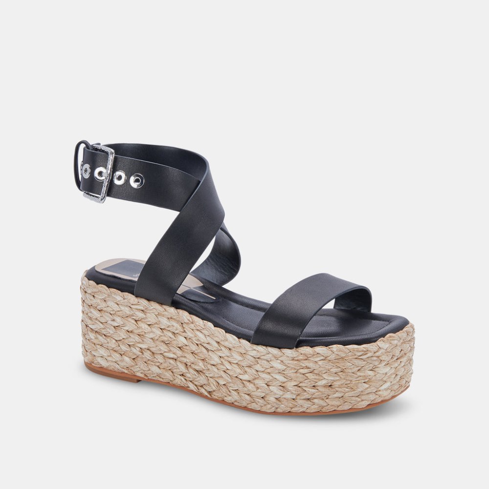 Dolce Vita Cannes Sandals Black Leather