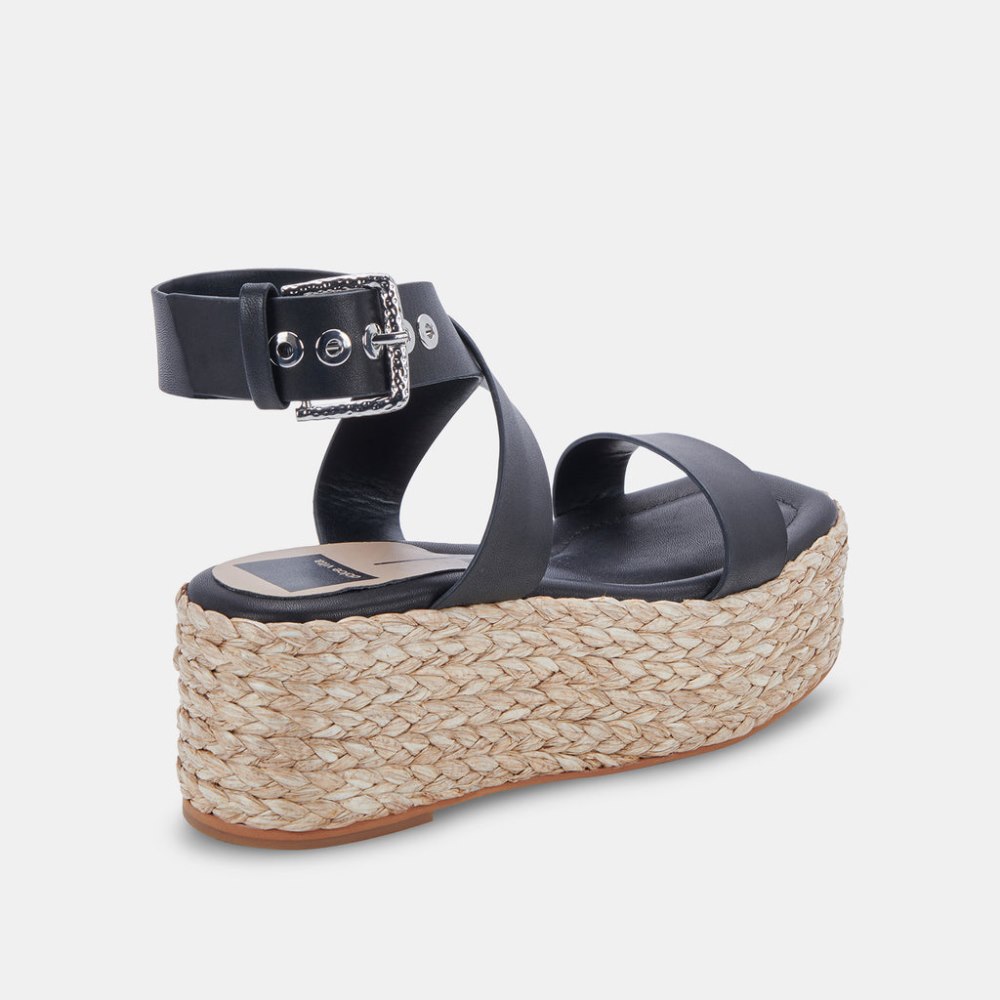 Dolce Vita Cannes Sandals Black Leather