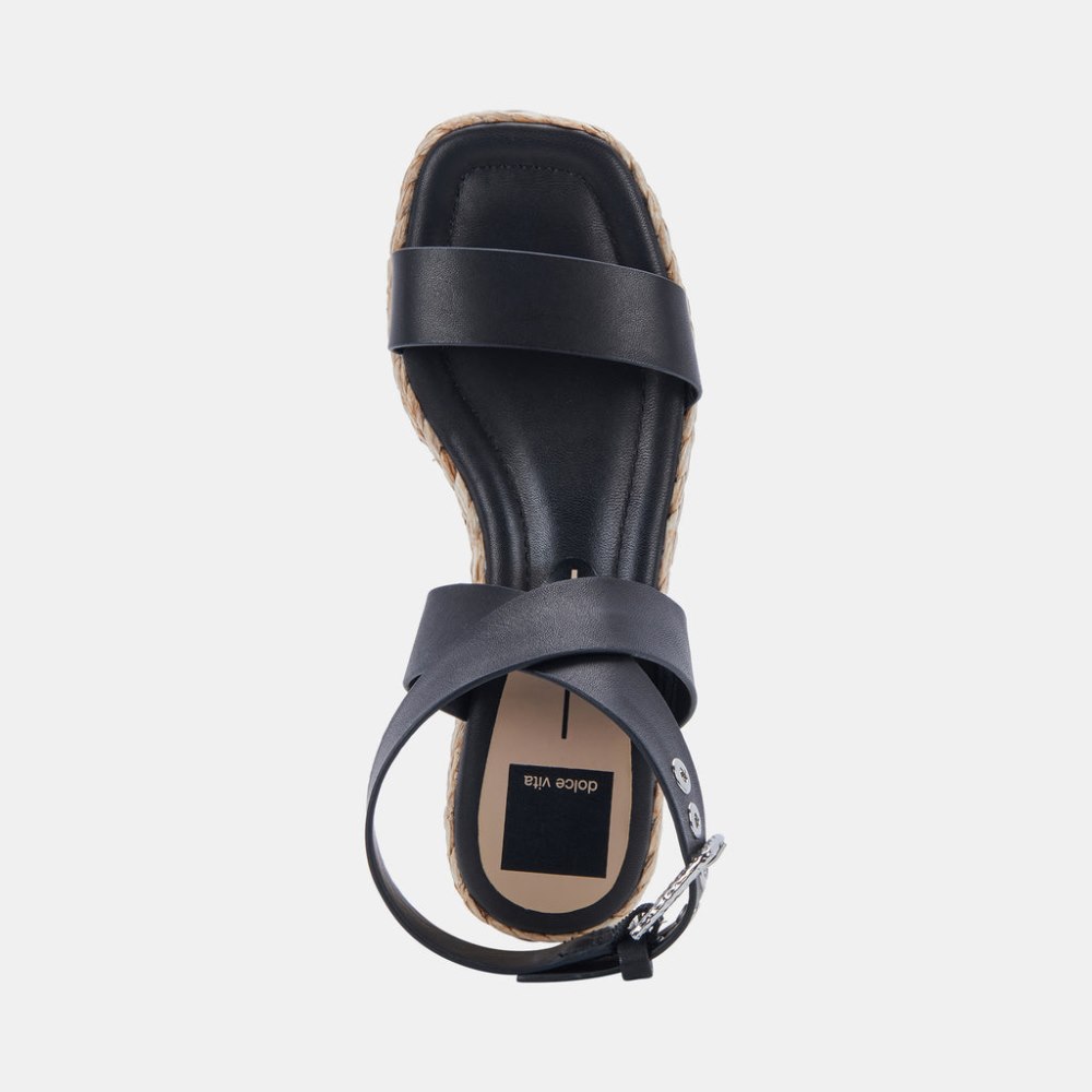 Dolce Vita Cannes Sandals Black Leather
