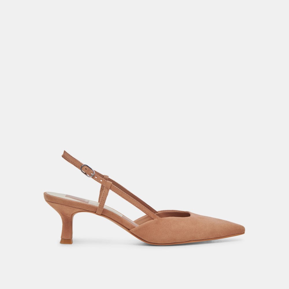 Dolce Vita Odela Heels Toffee Suede