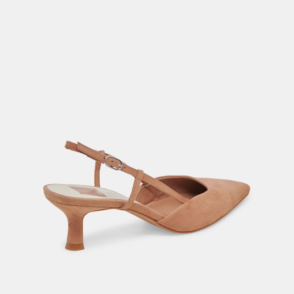 Dolce Vita Odela Heels Toffee Suede