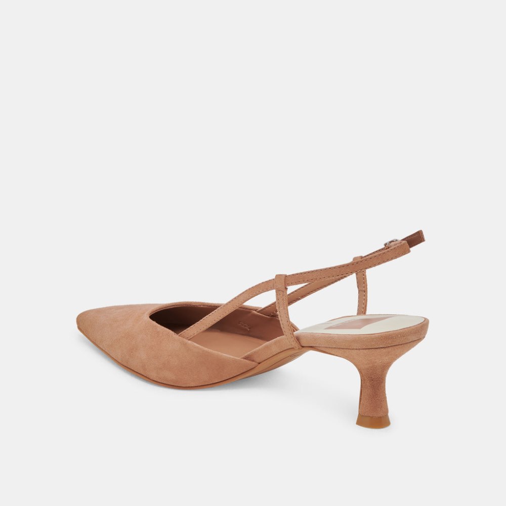 Dolce Vita Odela Heels Toffee Suede