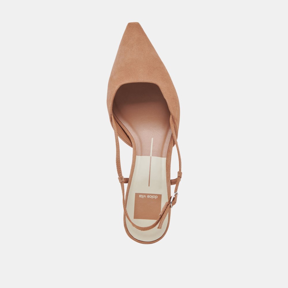 Dolce Vita Odela Heels Toffee Suede