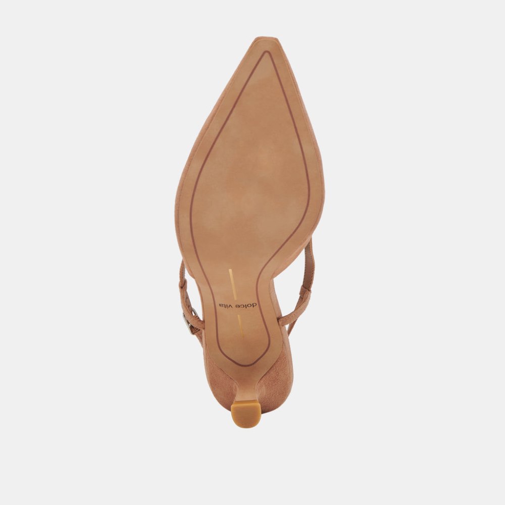 Dolce Vita Odela Heels Toffee Suede